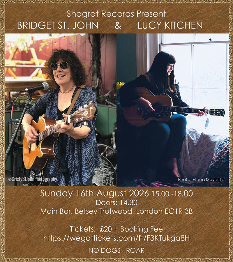 Bridget St John + Lucy Kitchen - Betsey Trotwood 16/08/2026